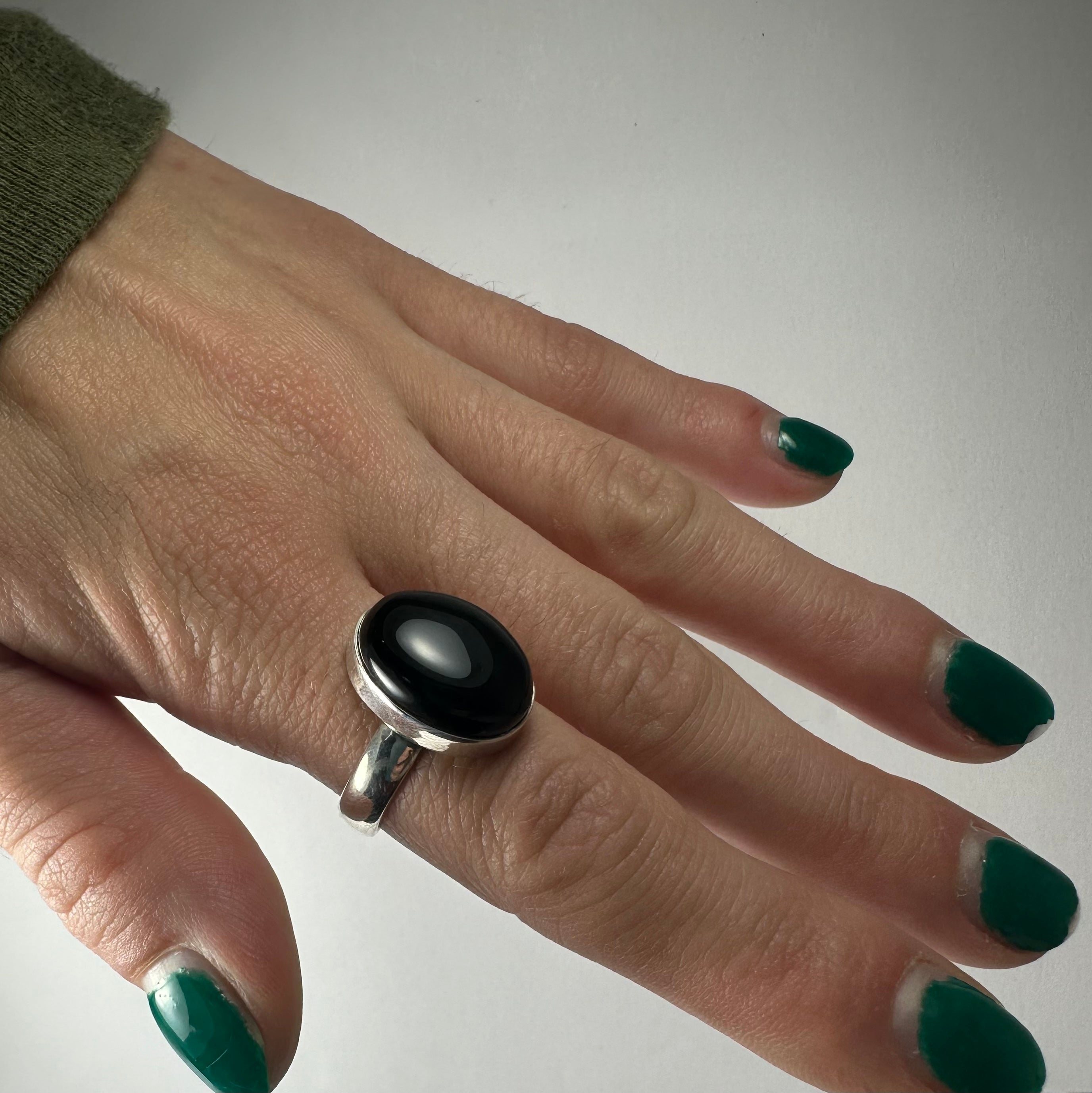 Black Onyx Ring | Jewelry | Wiccan Center