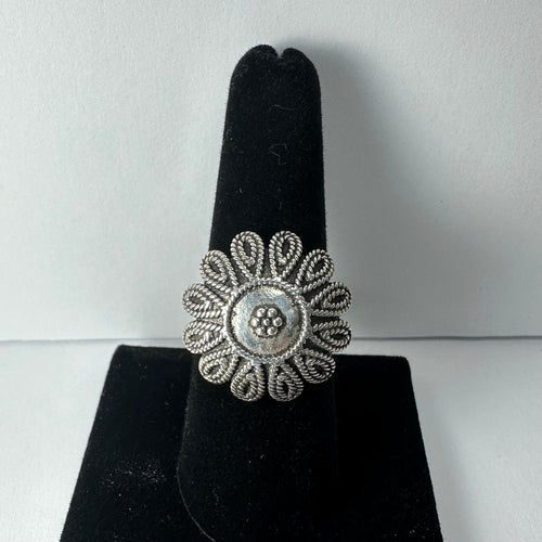 .925 Sterling Silver Flower Ring | Jewelry | Wiccan Center