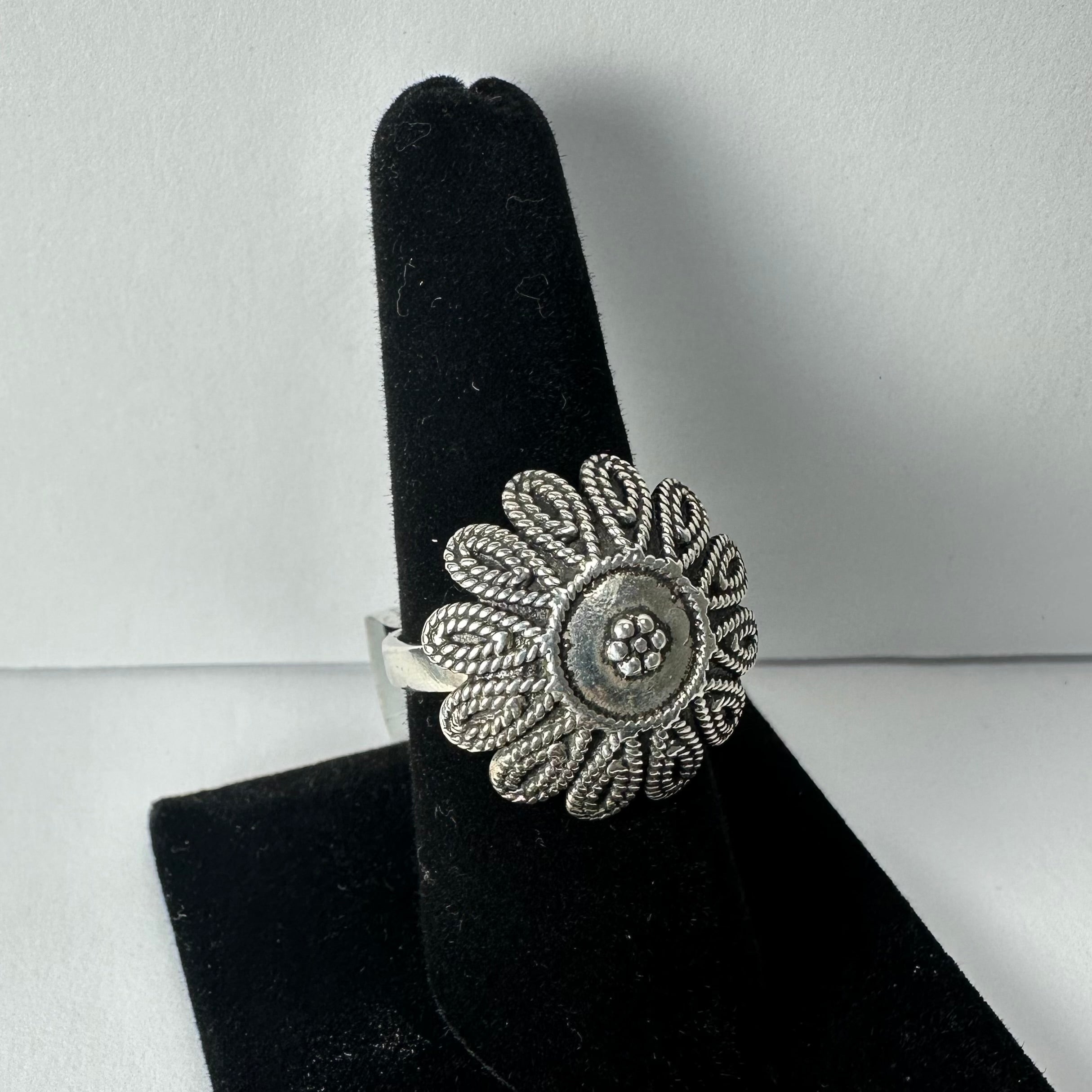 .925 Sterling Silver Flower Ring | Jewelry | Wiccan Center