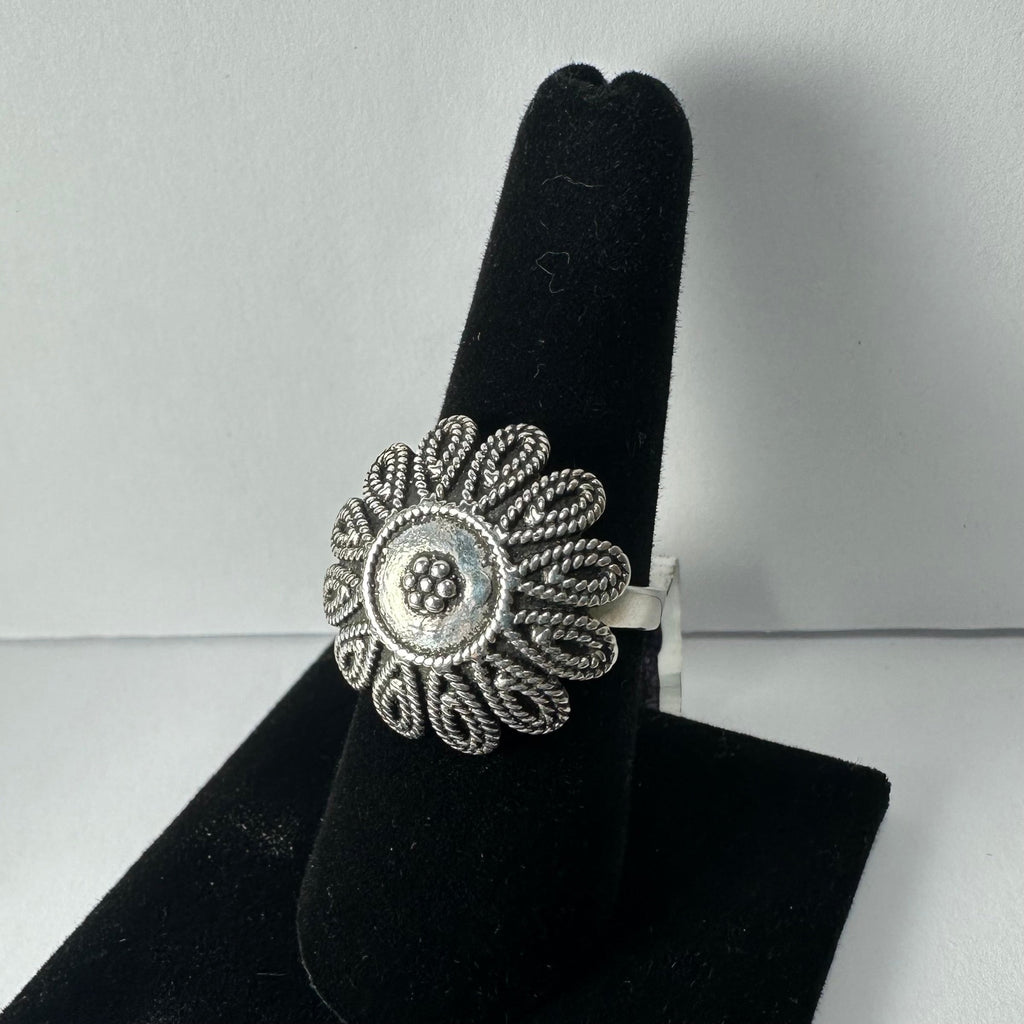 .925 Sterling Silver Flower Ring | Jewelry | Wiccan Center