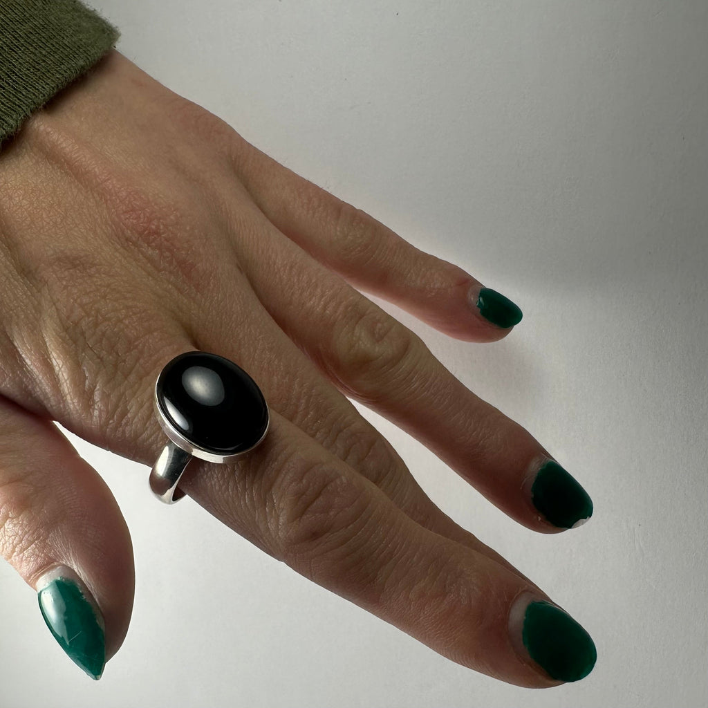 Black Onyx Ring | Jewelry | Wiccan Center