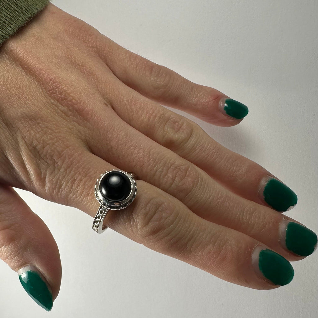 Black Onyx Ring | Jewelry | Wiccan Center