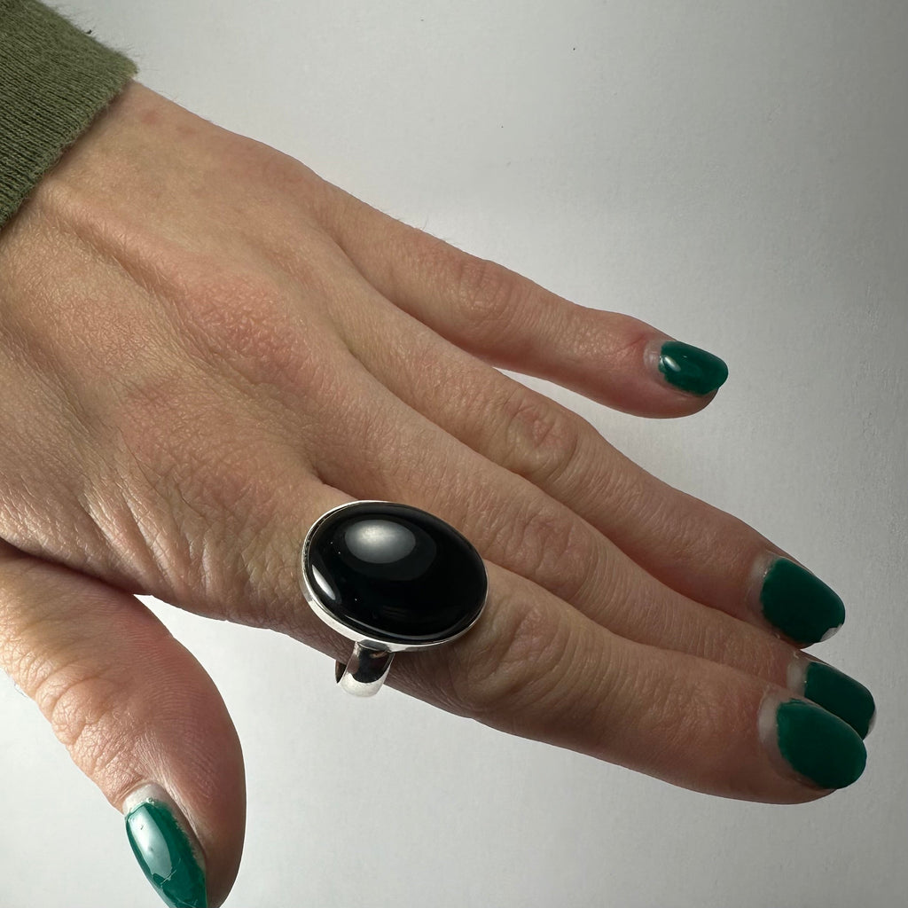 Black Onyx Ring | Jewelry | Wiccan Center