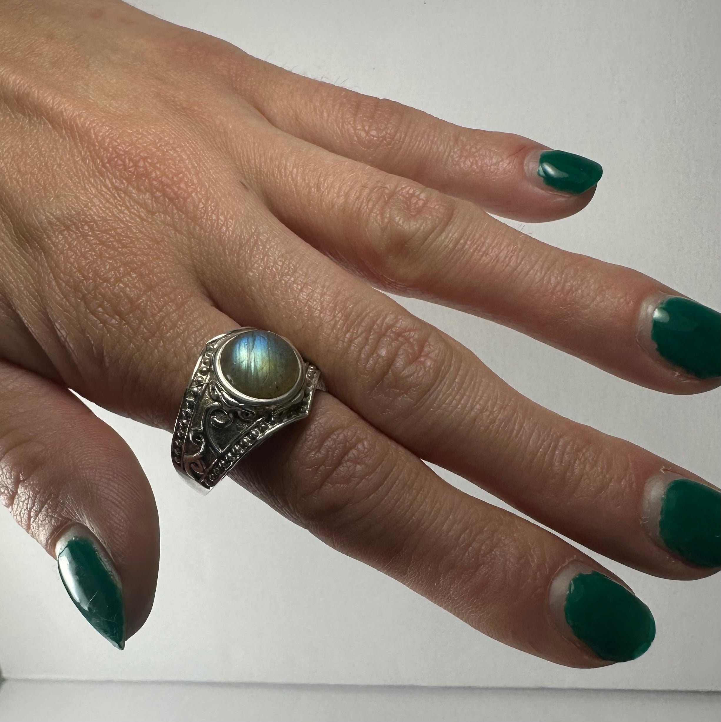 Labradorite Ring | Jewelry | Wiccan Center