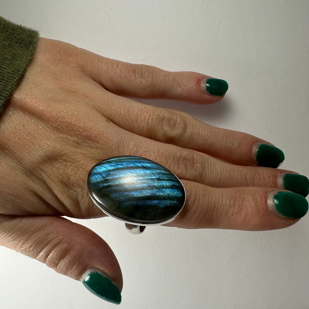 Labradorite Ring | Jewelry | Wiccan Center