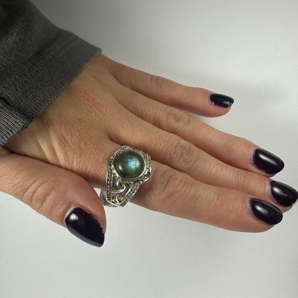 Labradorite Ring | Jewelry | Wiccan Center