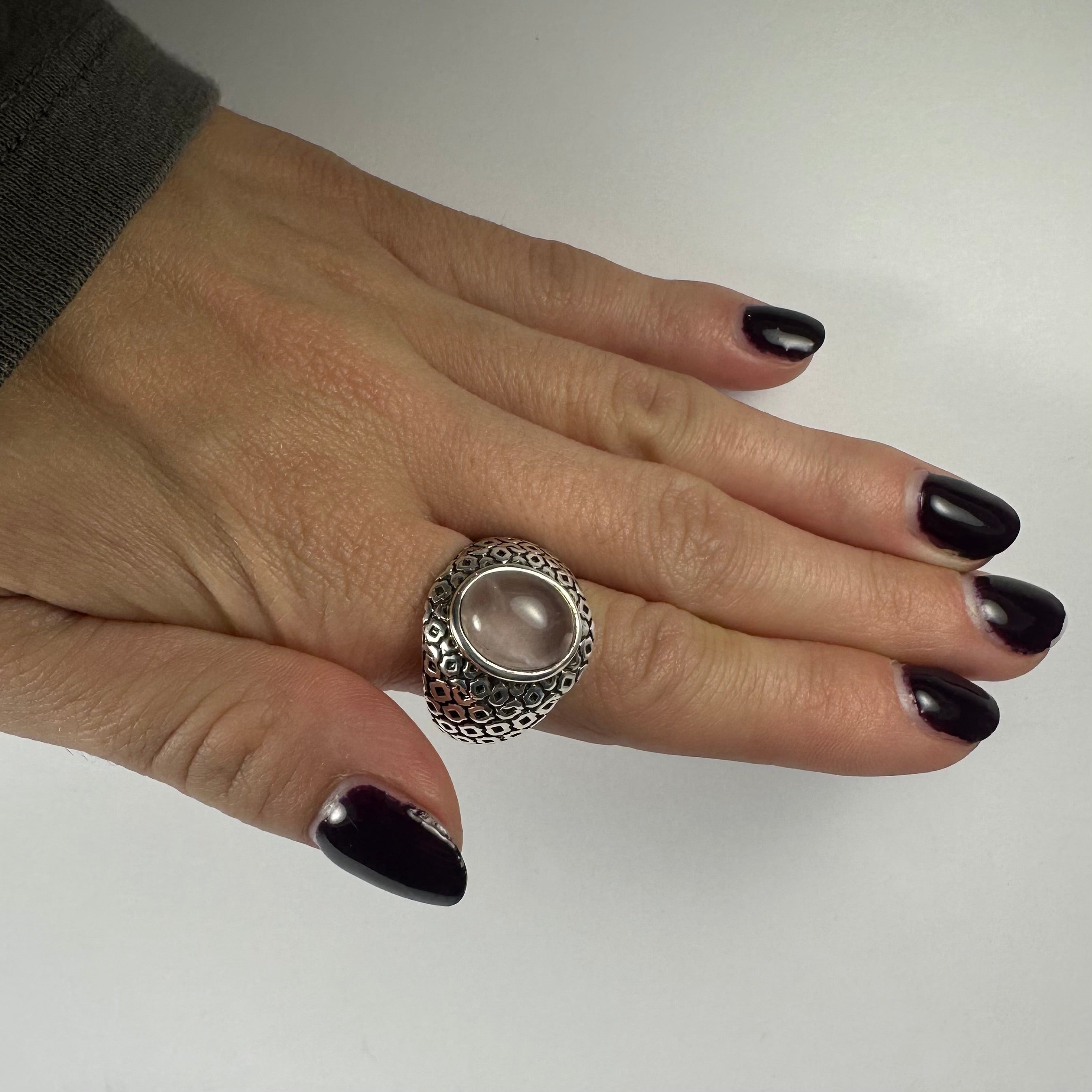 Rose Quartz Ring | Jewelry | Wiccan Center
