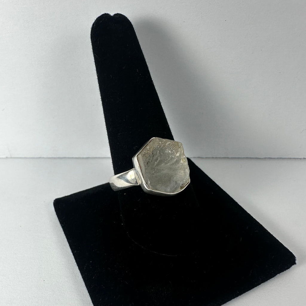 Natural Rough Quartz Ring | Jewelry | Wiccan Center