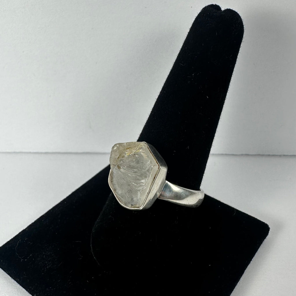 Natural Rough Quartz Ring | Jewelry | Wiccan Center