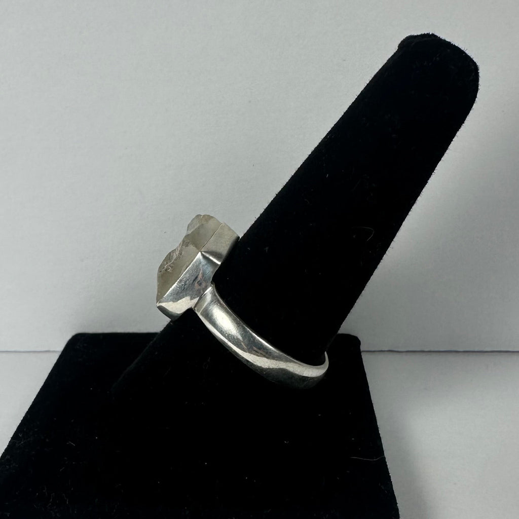Natural Rough Quartz Ring | Jewelry | Wiccan Center