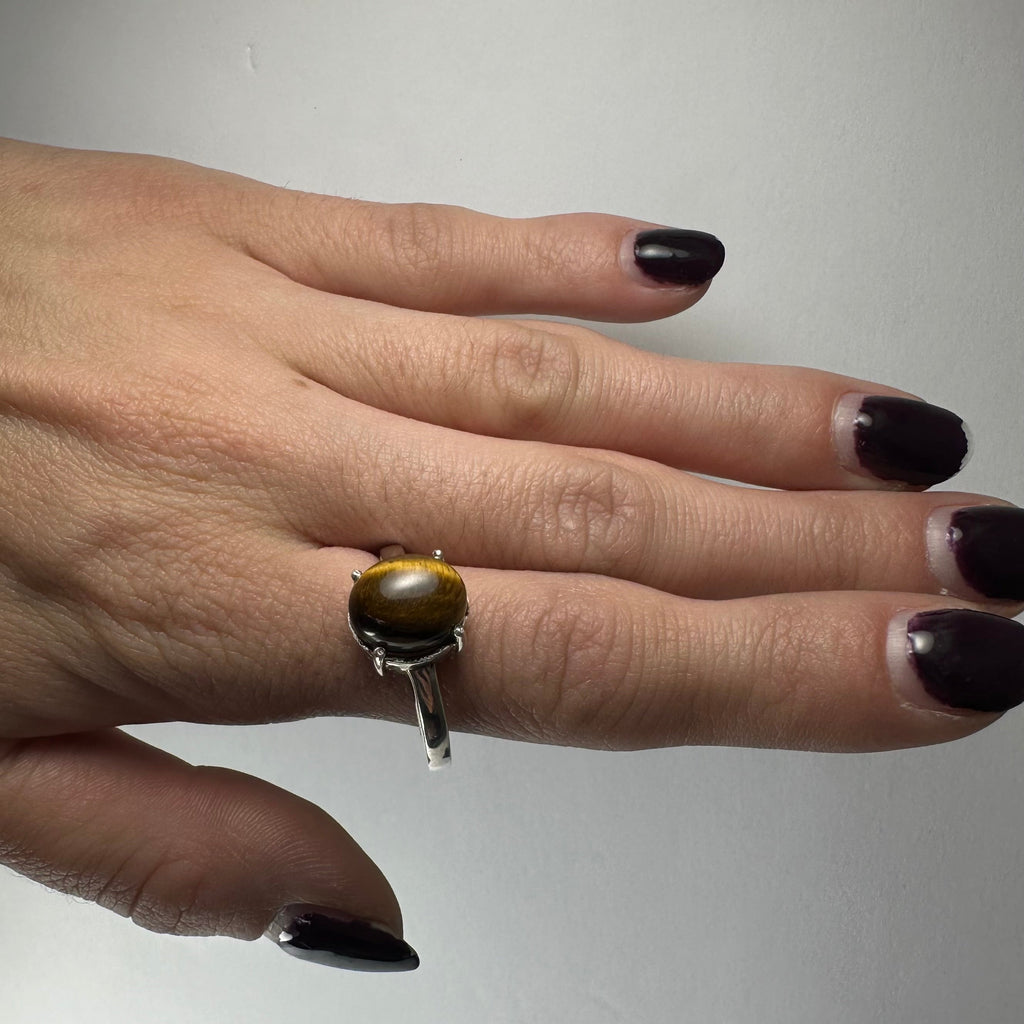 Tiger Eye Ring | Jewelry | Wiccan Center