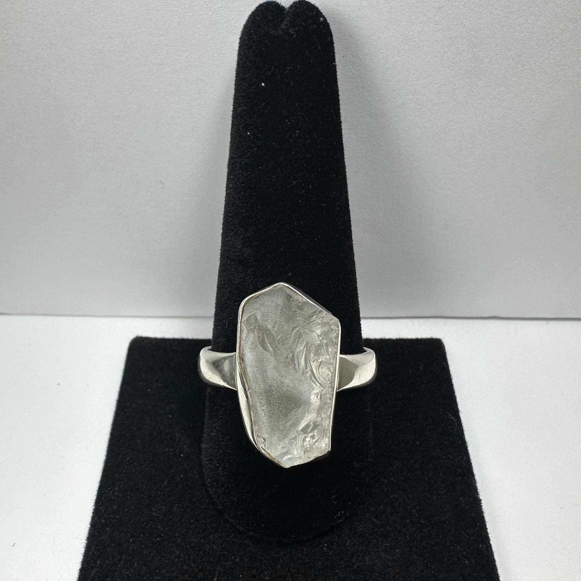 Natural Rough Quartz Ring | Jewelry | Wiccan Center