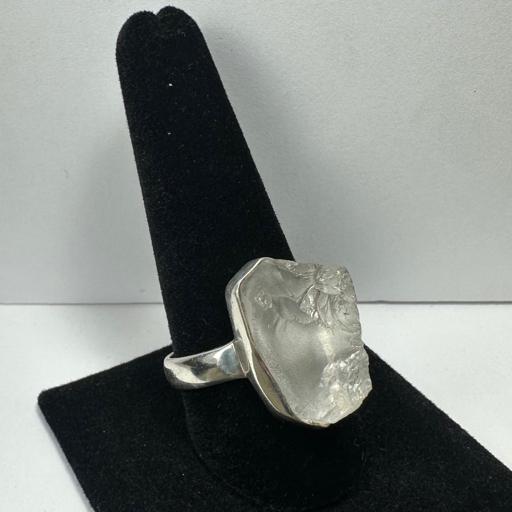 Natural Rough Quartz Ring | Jewelry | Wiccan Center