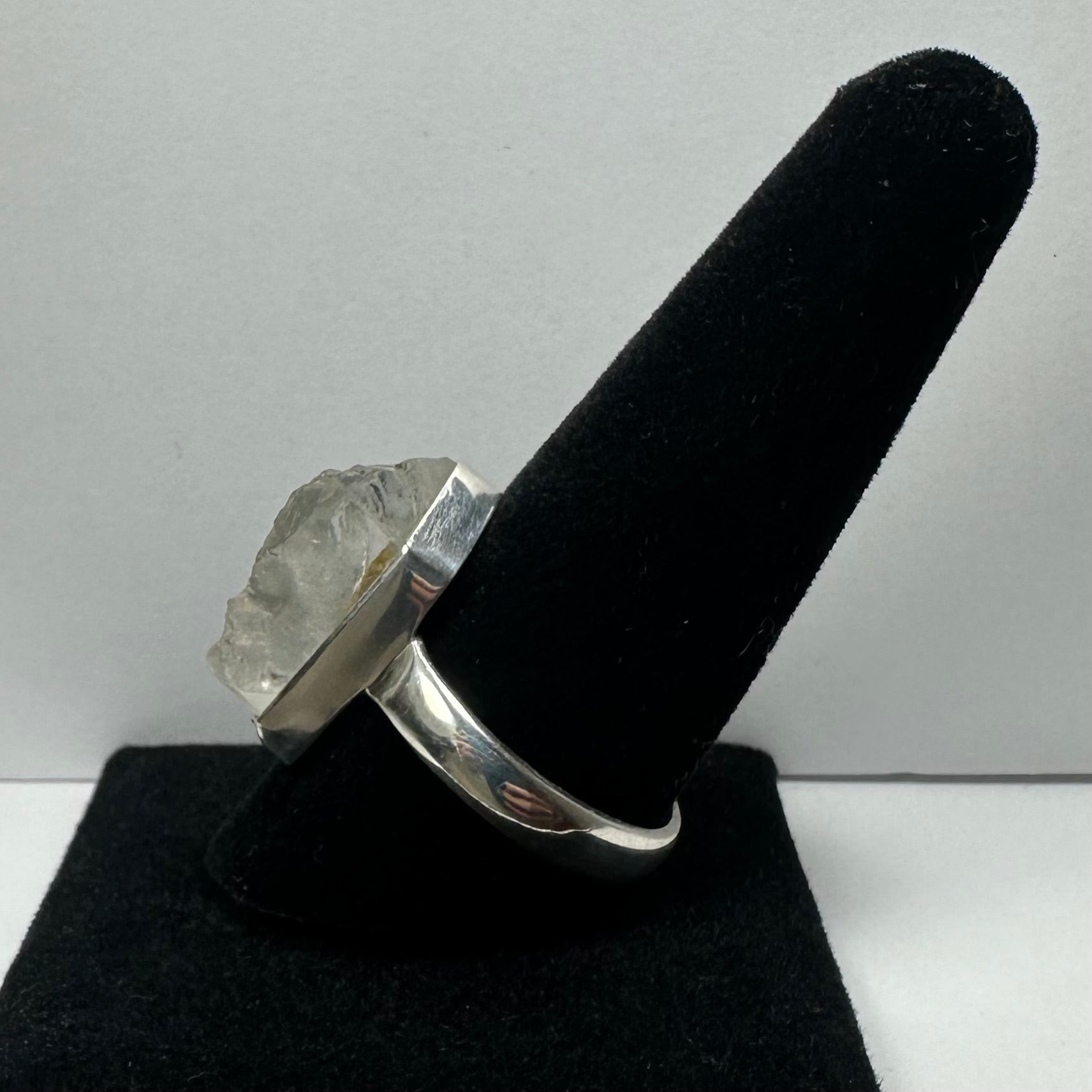 Natural Rough Quartz Ring | Jewelry | Wiccan Center