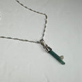 Natural Tourmaline Pencil Pendant | Jewelry | Wiccan Center