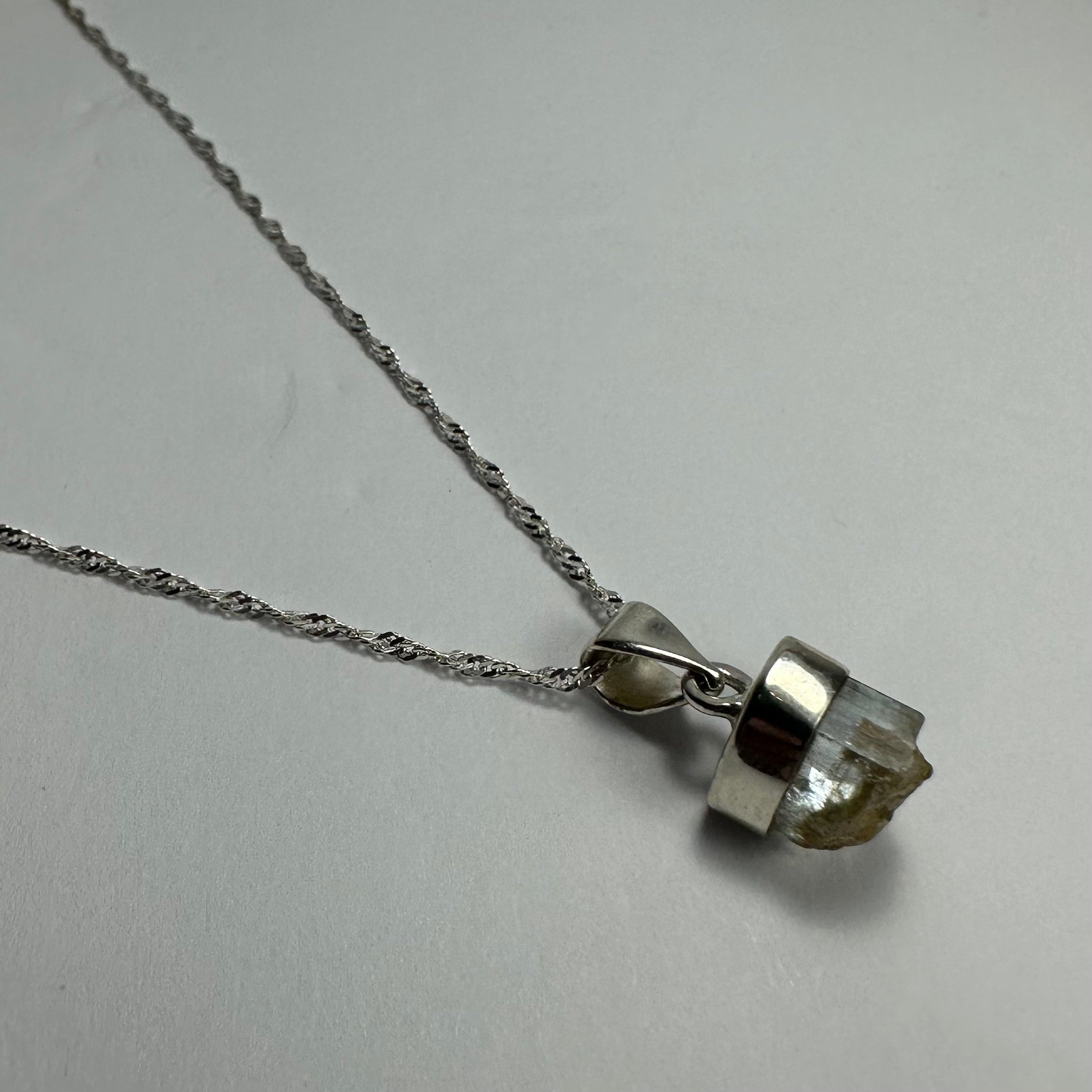Natural Aquamarine Beryl Pendnat | Jewelry | Wiccan Center