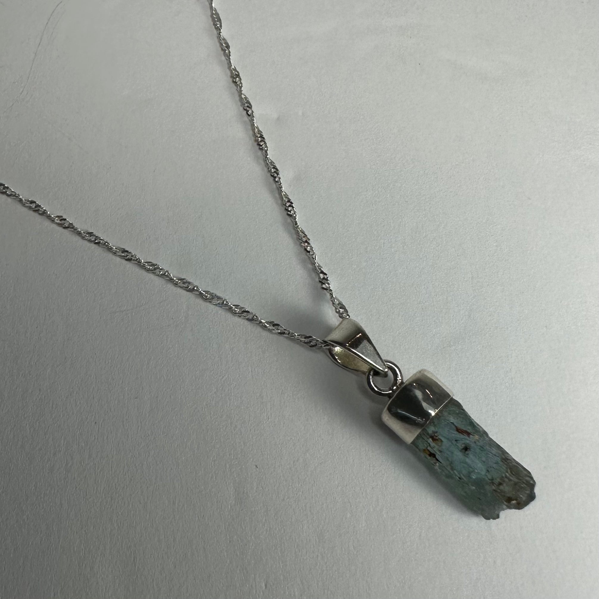 Natural Aquamarine Beryl Pendnat | Jewelry | Wiccan Center