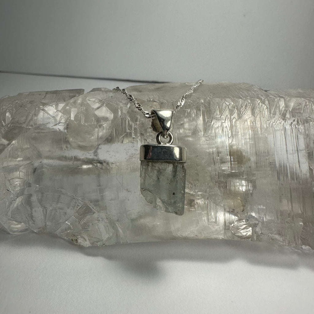 Natural Aquamarine Beryl Pendnat | Jewelry | Wiccan Center