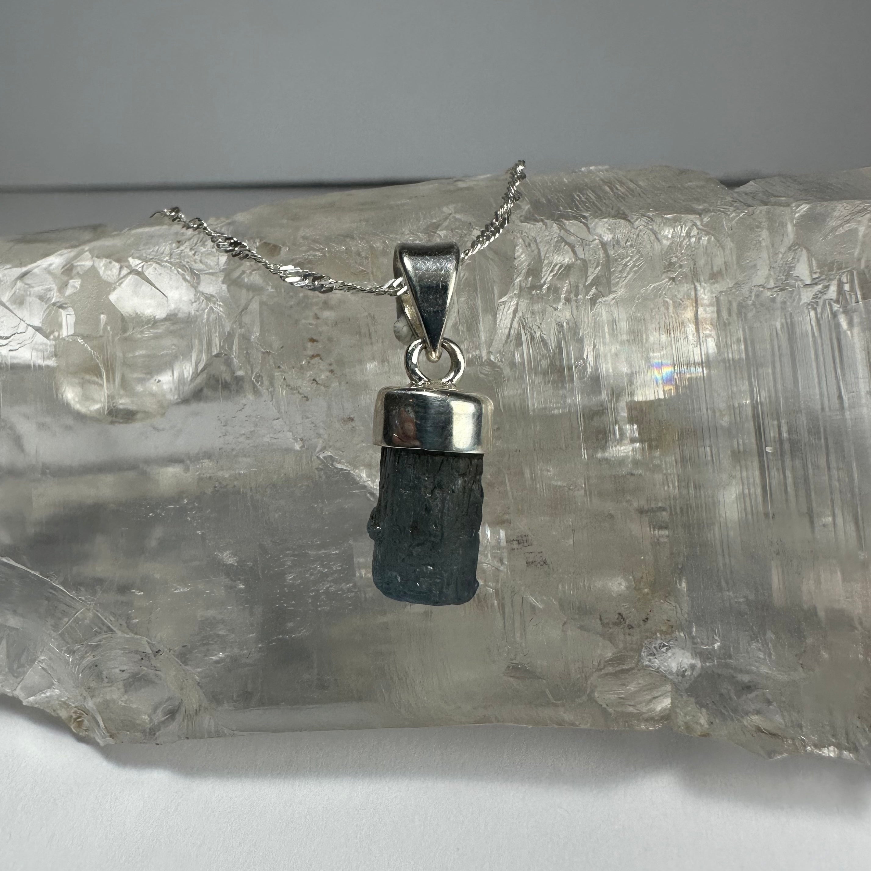 Natural Aquamarine Beryl Pendnat | Jewelry | Wiccan Center