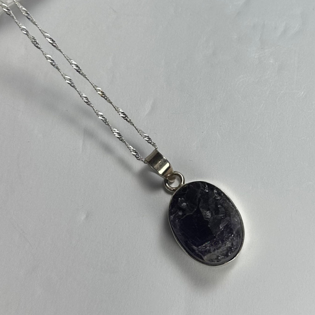 Natural Rough Amethyst Pendant | Jewelry | Wiccan Center
