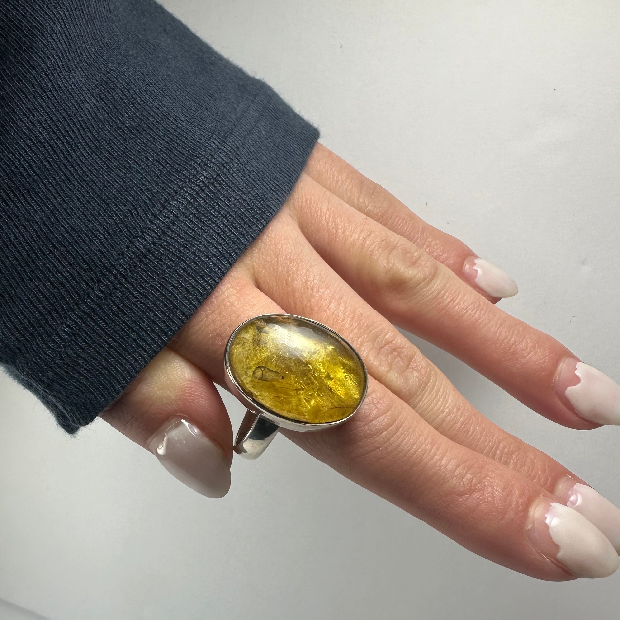 Amber Ring | Jewelry | Wiccan Center