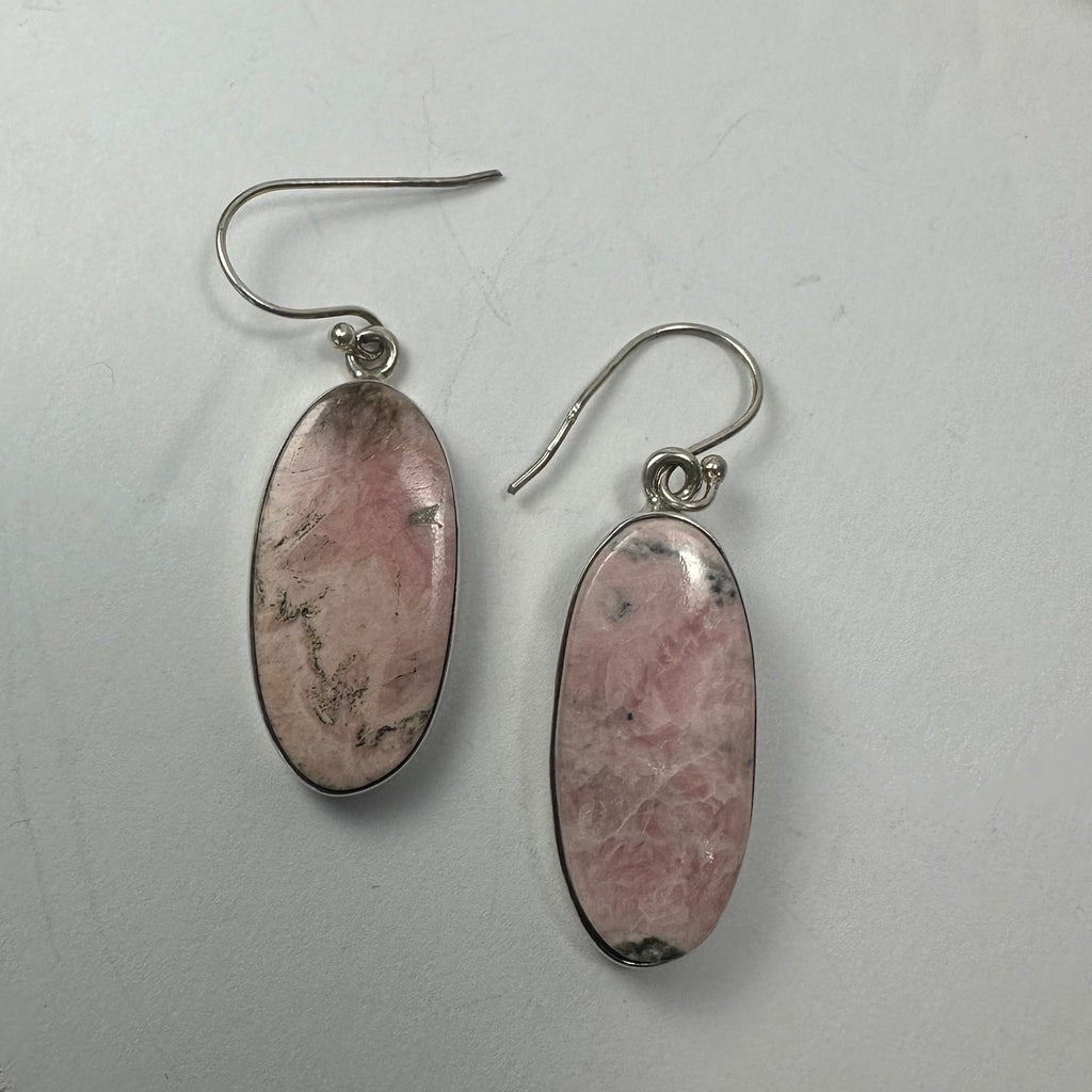 Rhodonite Earrings | Jewelry | Wiccan Center