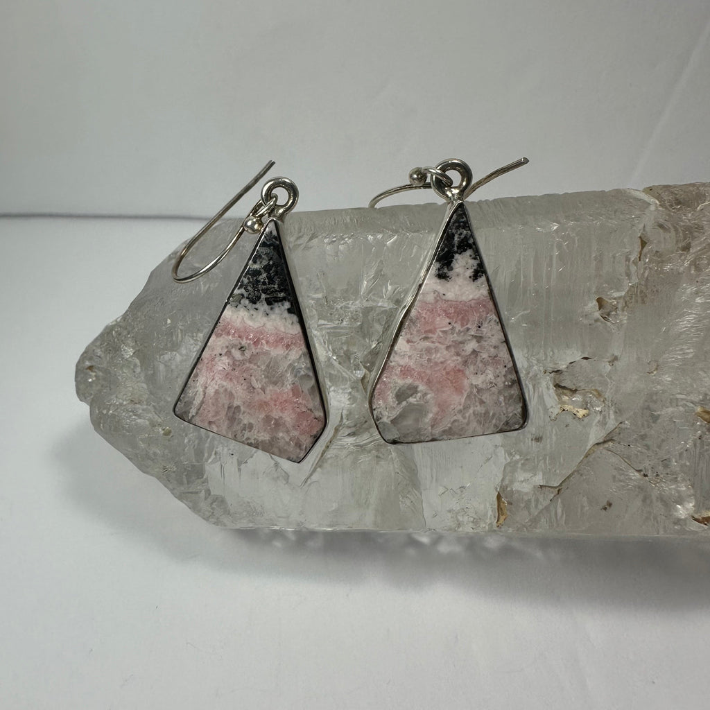 Rhodonite Earrings | Jewelry | Wiccan Center