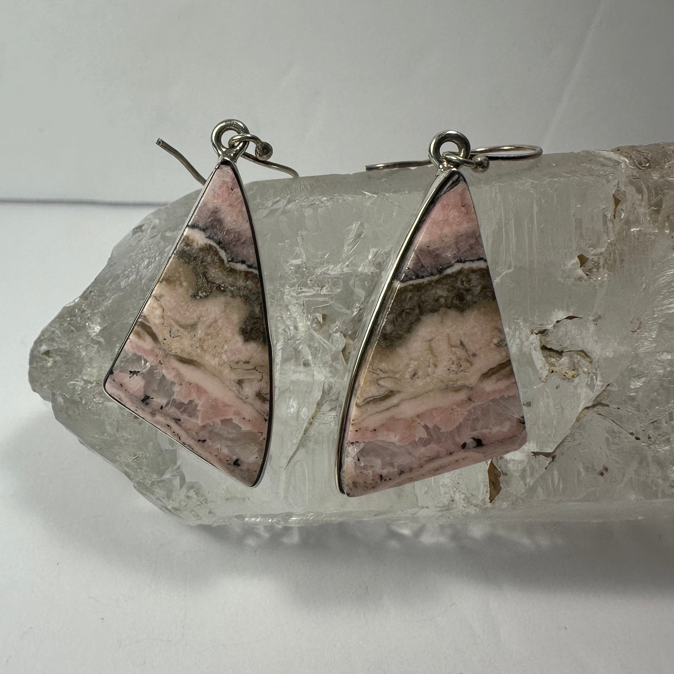 Rhodonite Earrings | Jewelry | Wiccan Center