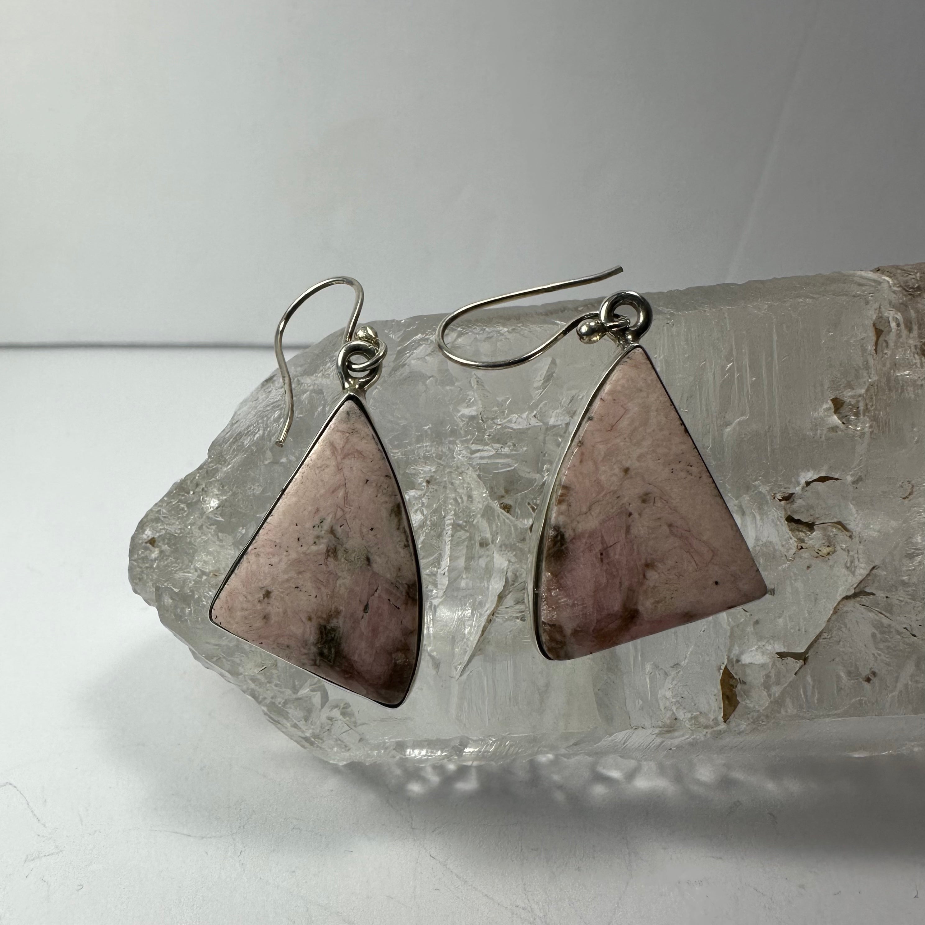 Rhodonite Earrings | Jewelry | Wiccan Center