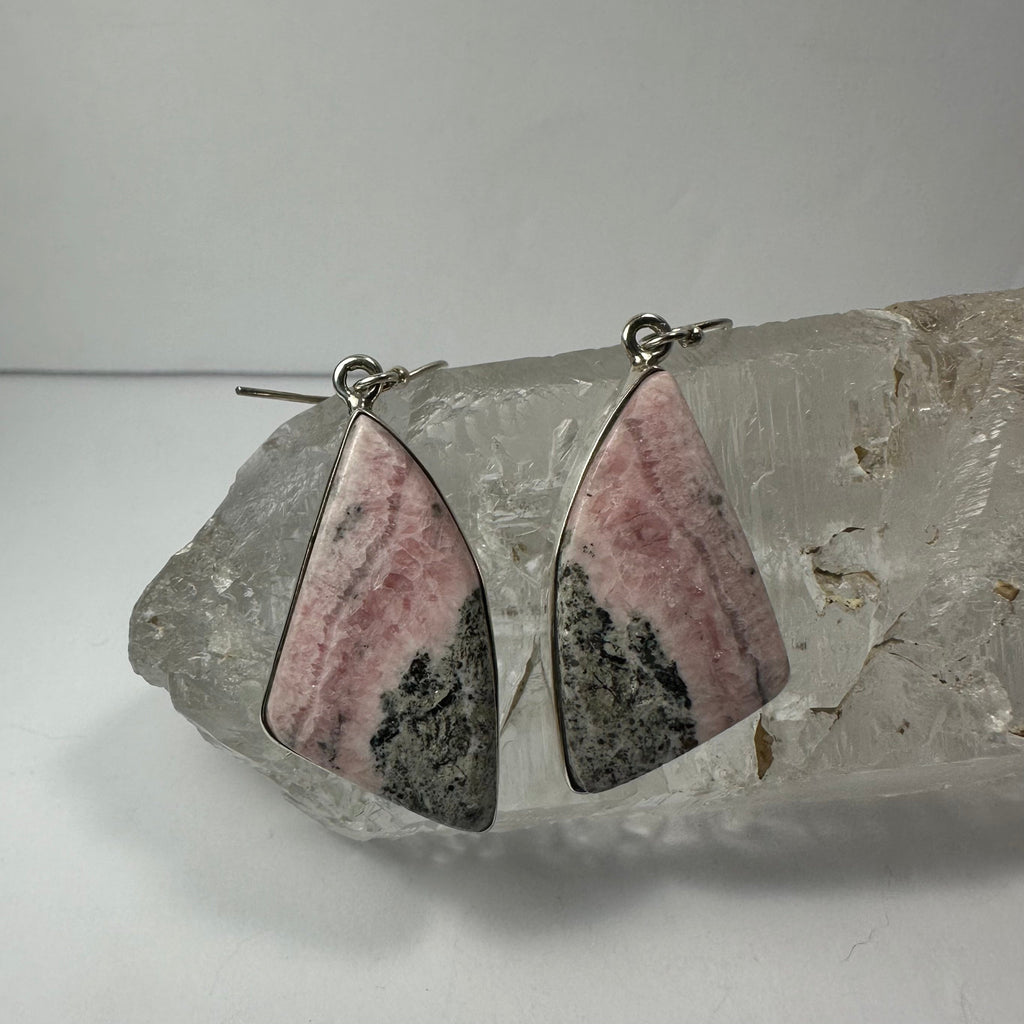 Rhodonite Earrings | Jewelry | Wiccan Center