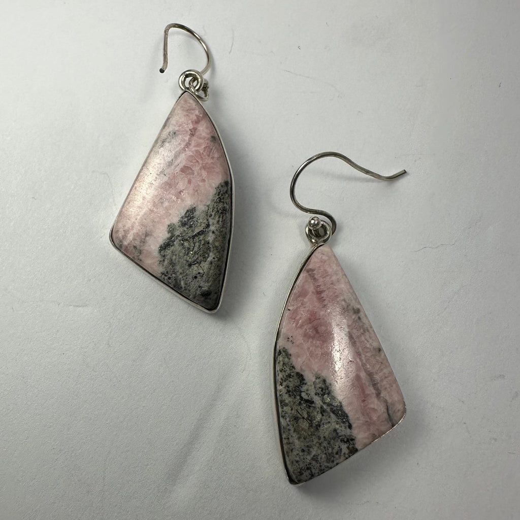 Rhodonite Earrings | Jewelry | Wiccan Center