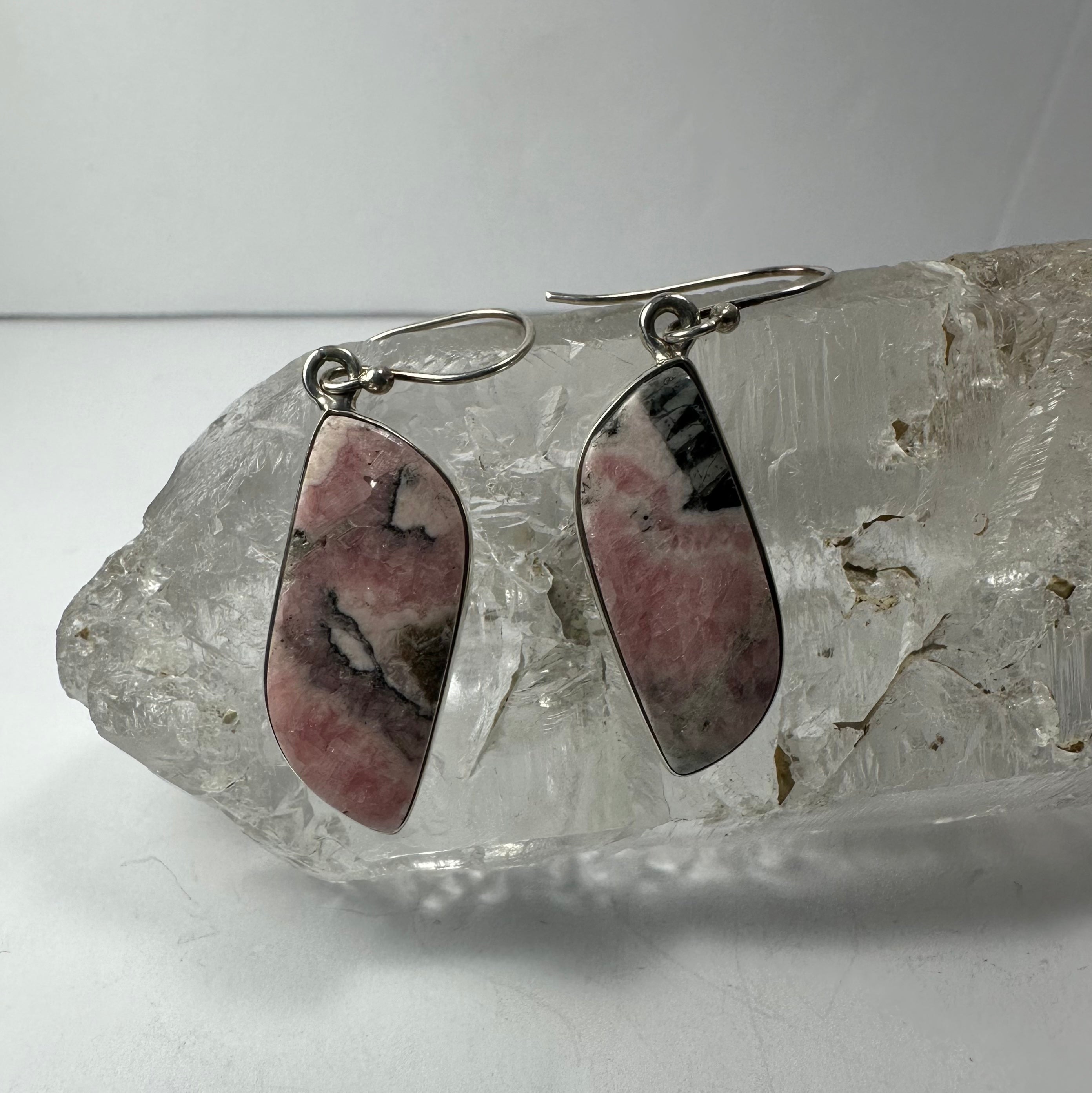 Rhodonite Earrings | Jewelry | Wiccan Center