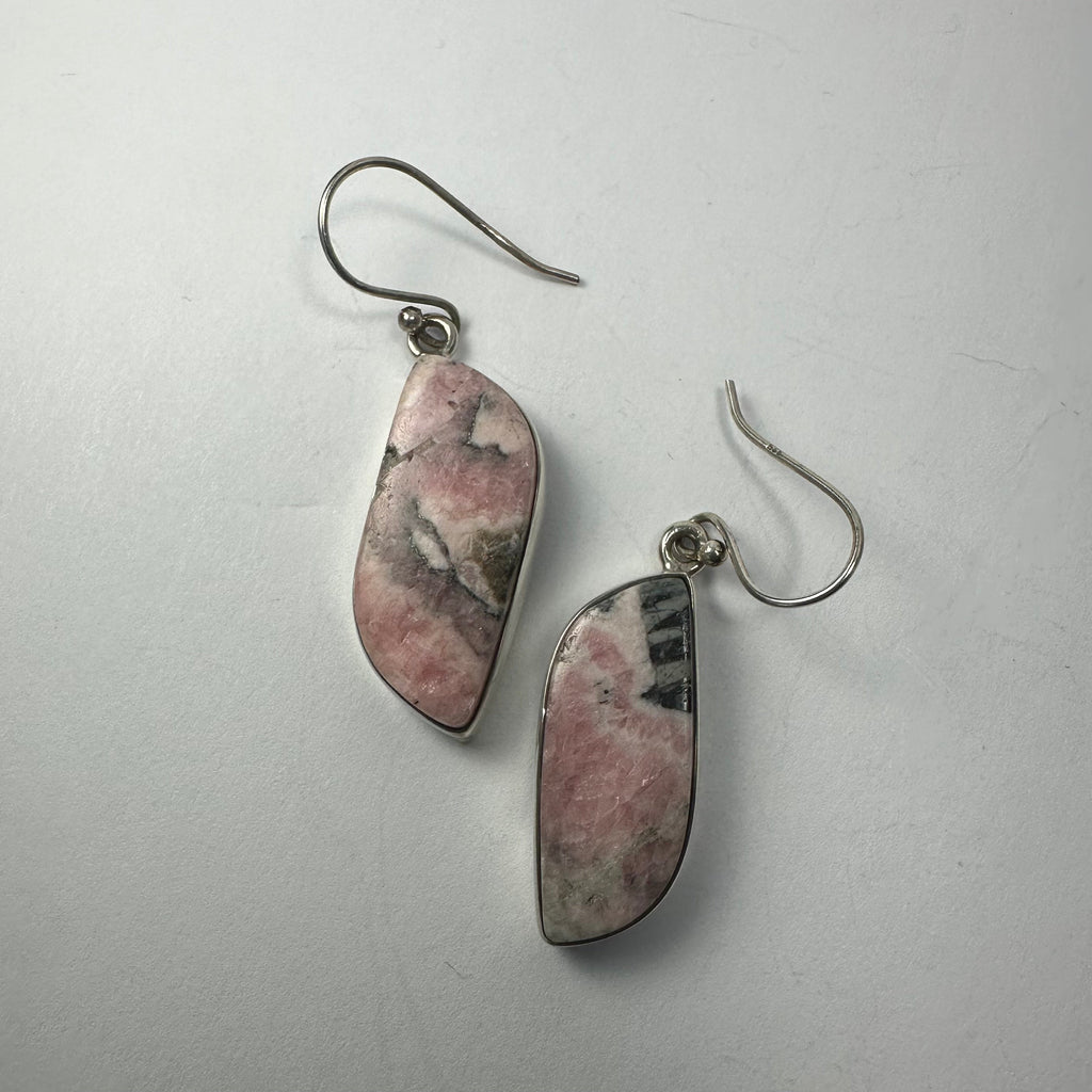 Rhodonite Earrings | Jewelry | Wiccan Center