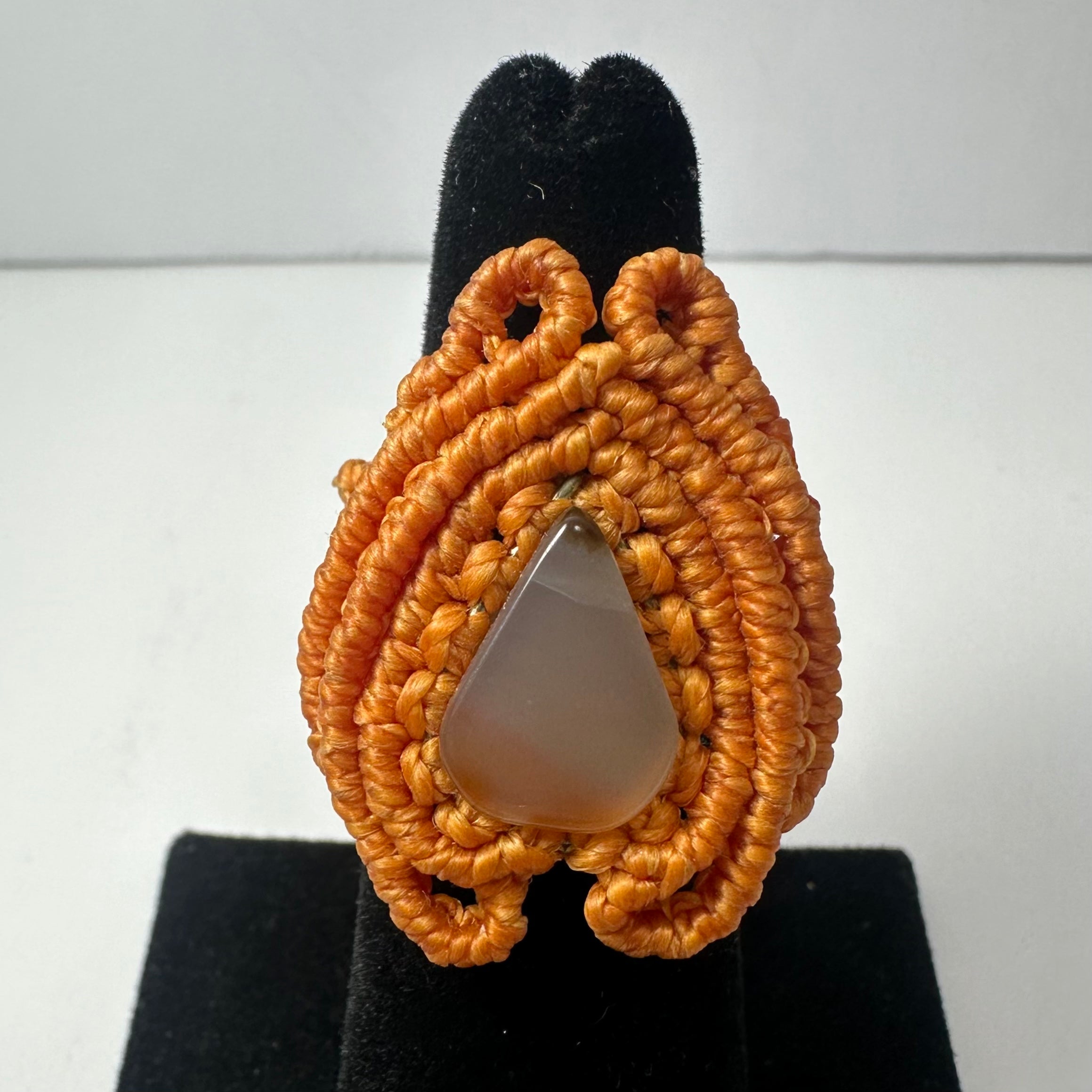 Handmade Woven Ring with Stone | Jewelry | Wiccan Center