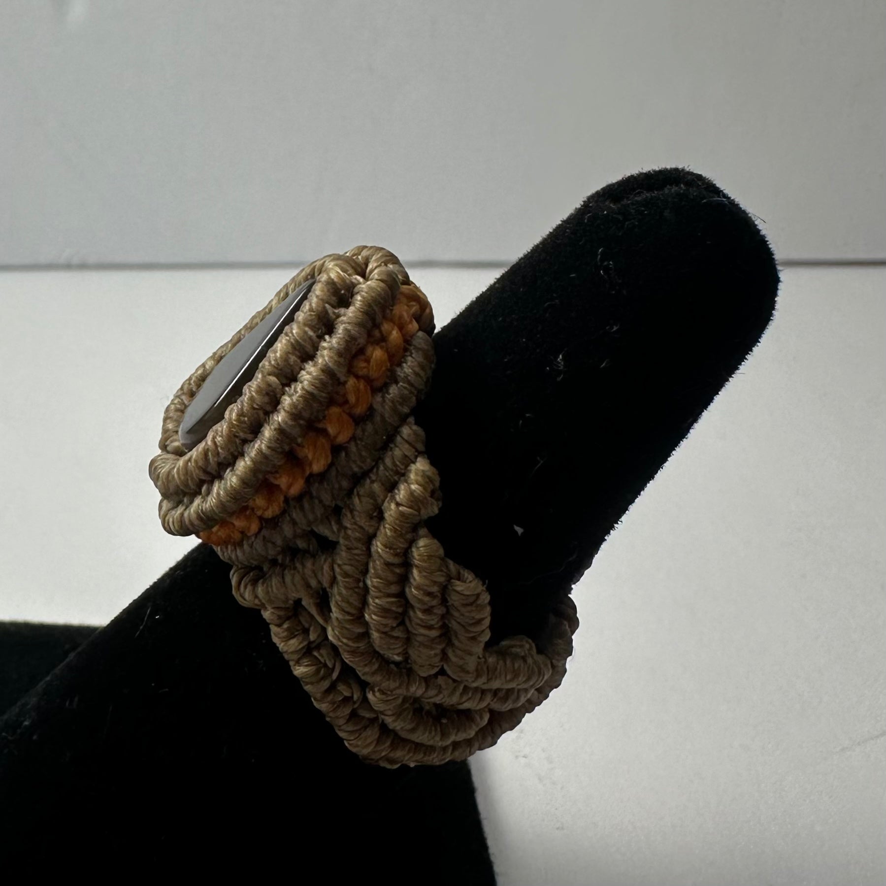 Handmade Woven Ring with Stone | Jewelry | Wiccan Center