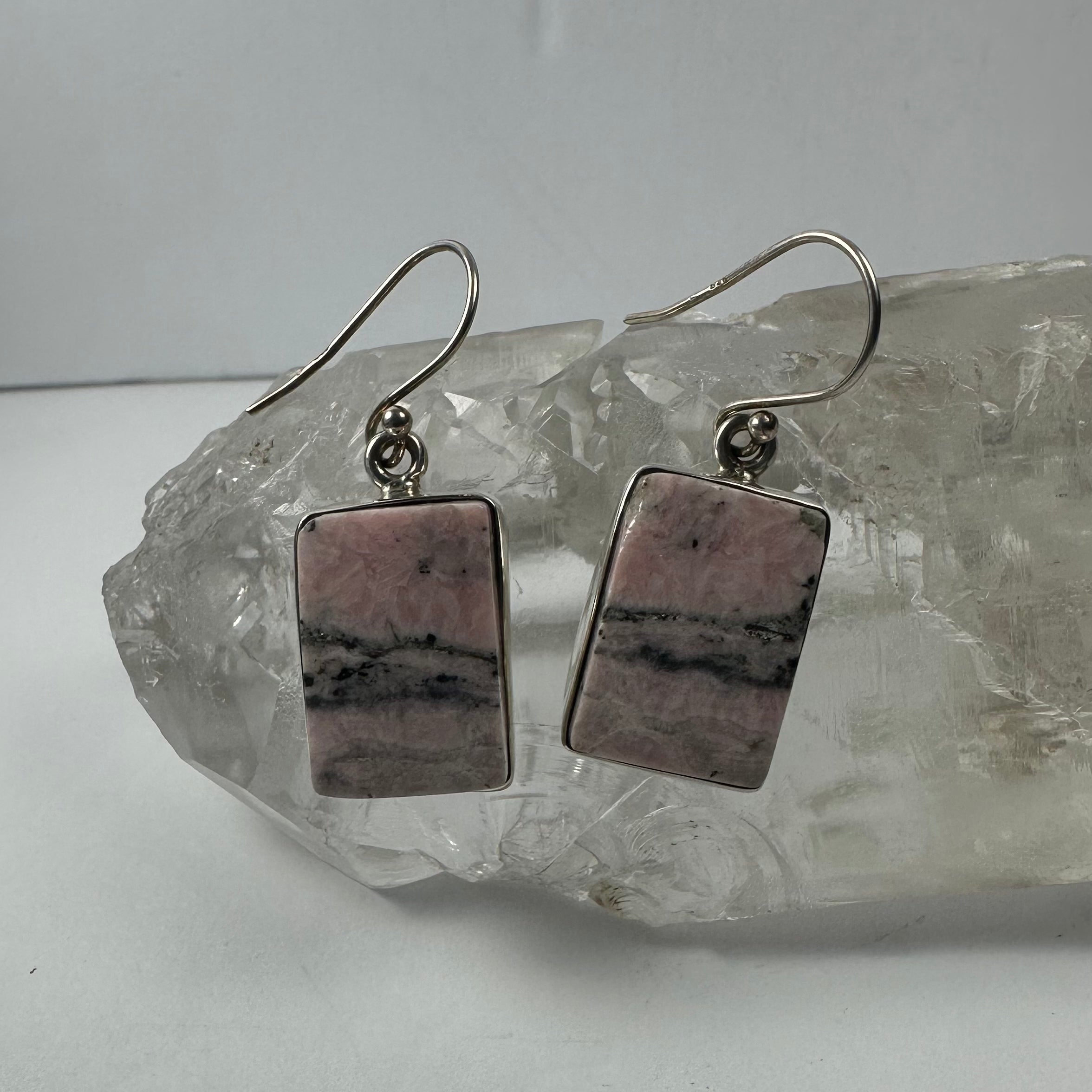 Rhodonite Earrings | Jewelry | Wiccan Center