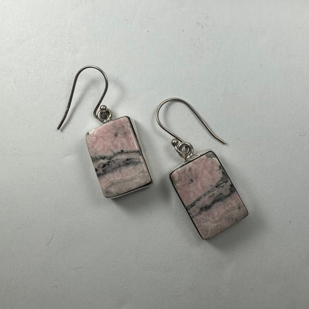 Rhodonite Earrings | Jewelry | Wiccan Center