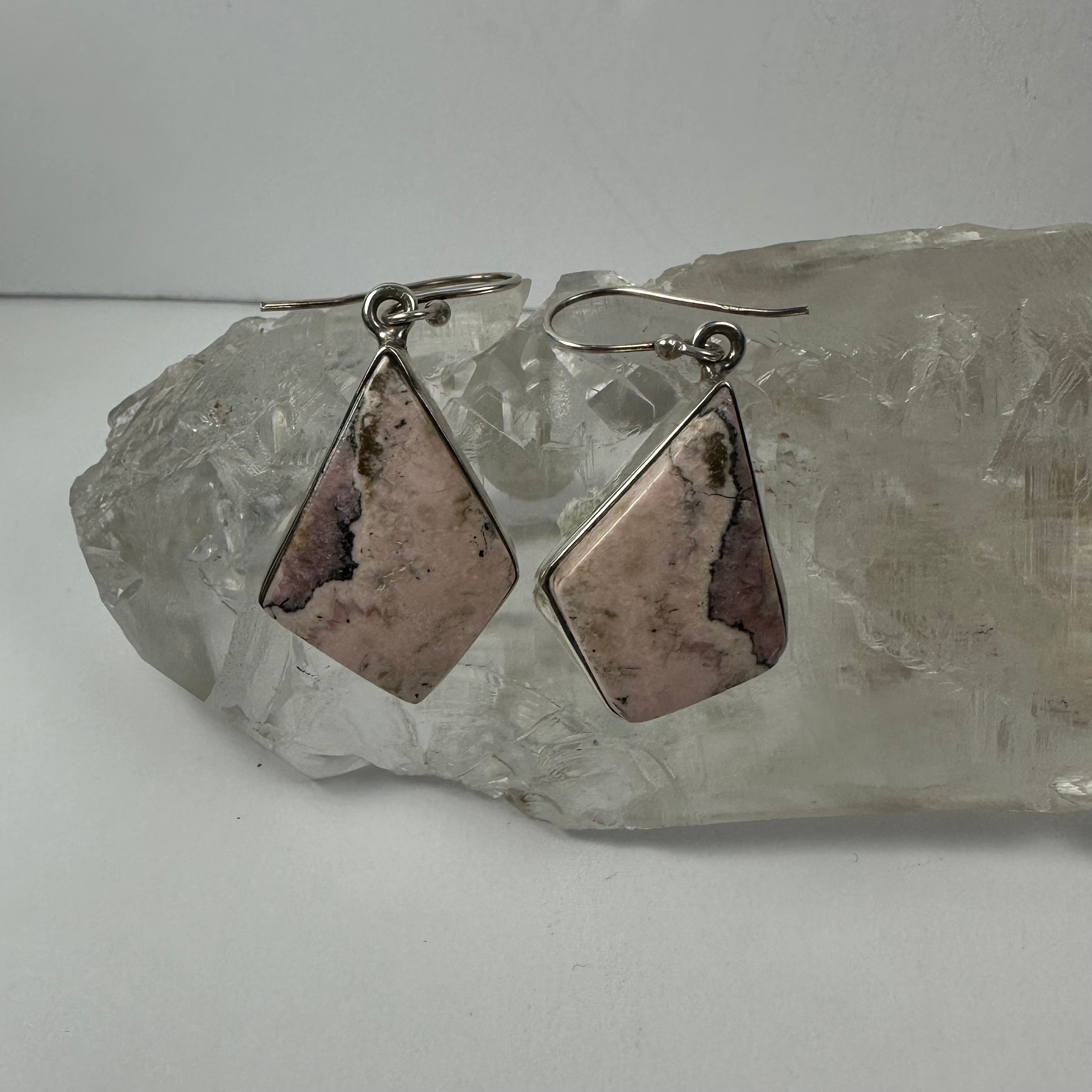 Rhodonite Earrings | Jewelry | Wiccan Center