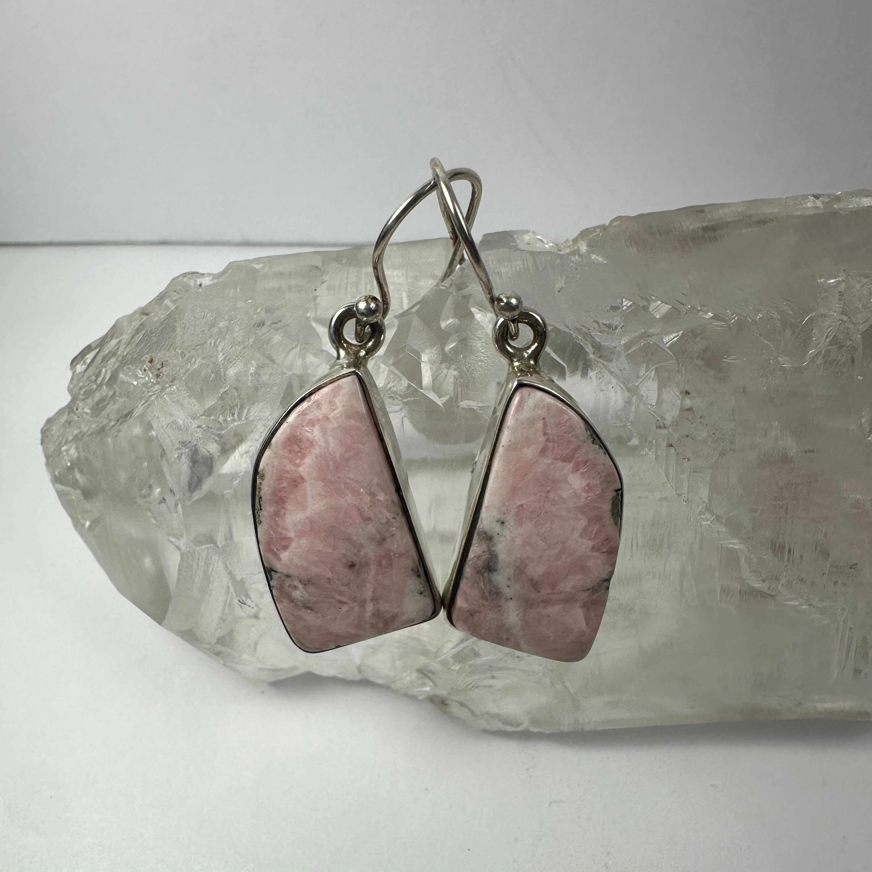 Rhodonite Earrings | Jewelry | Wiccan Center