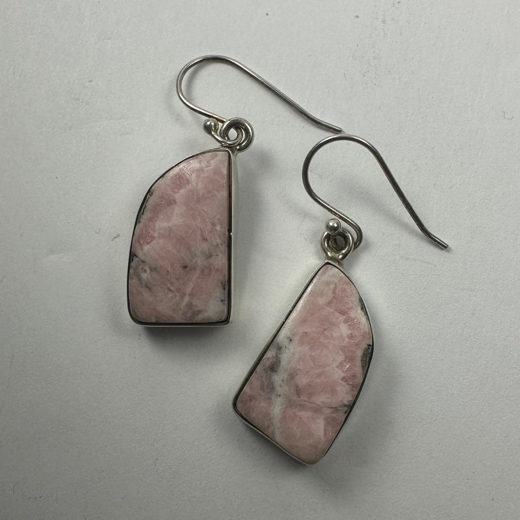 Rhodonite Earrings | Jewelry | Wiccan Center