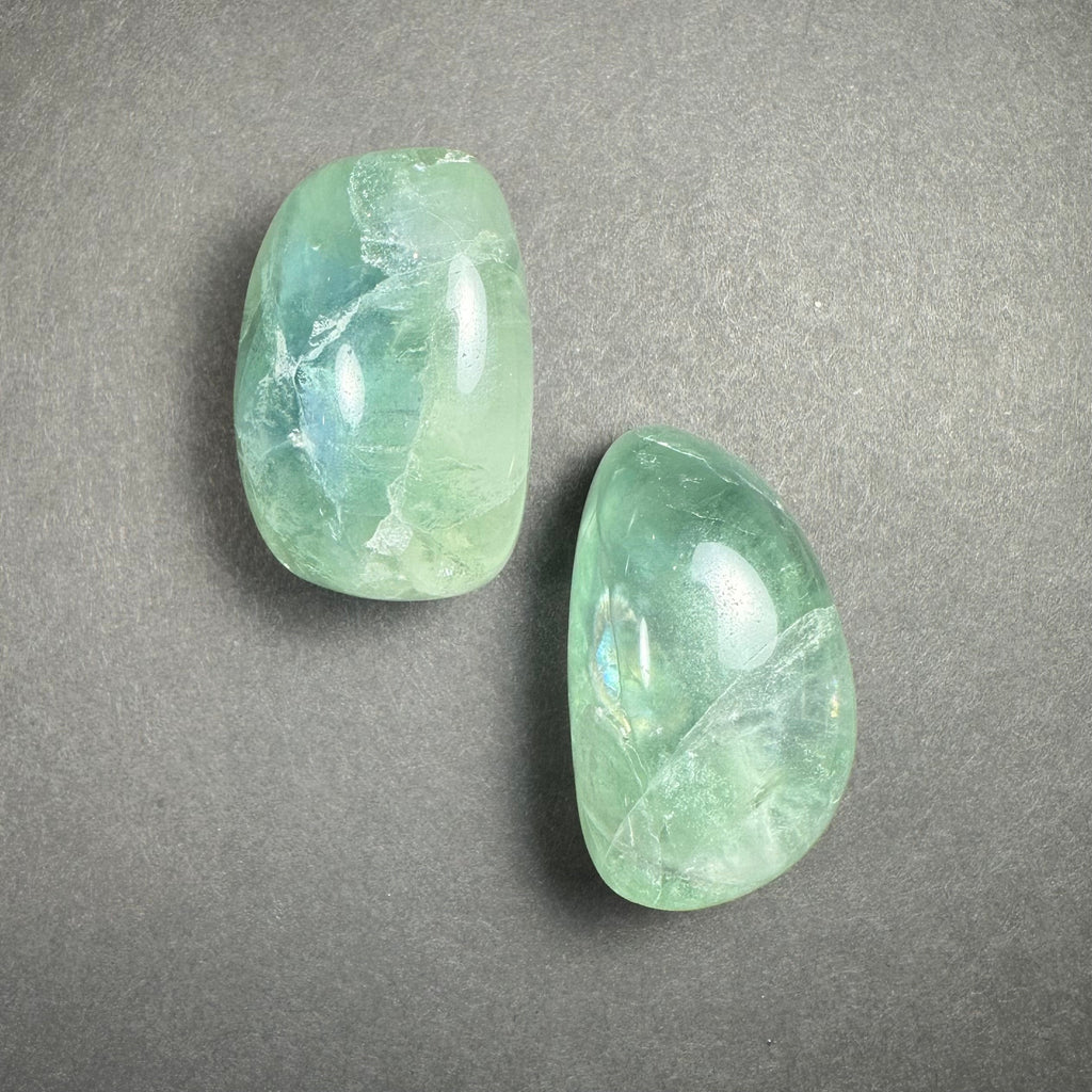 Multi Color Rainbow Fluorite Tumbled Stone | Lapidary | Wiccan Center