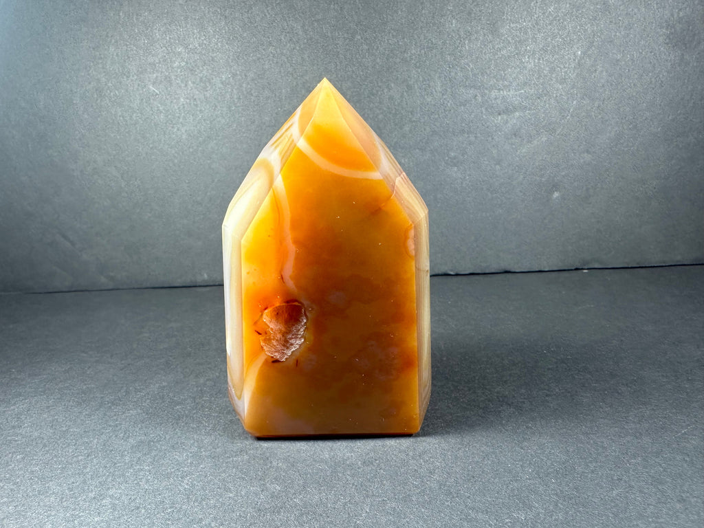 Banded Carnelian Tower from Brazil | Lapidary | Wiccan Center