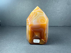 Banded Carnelian Tower from Brazil | Lapidary | Wiccan Center