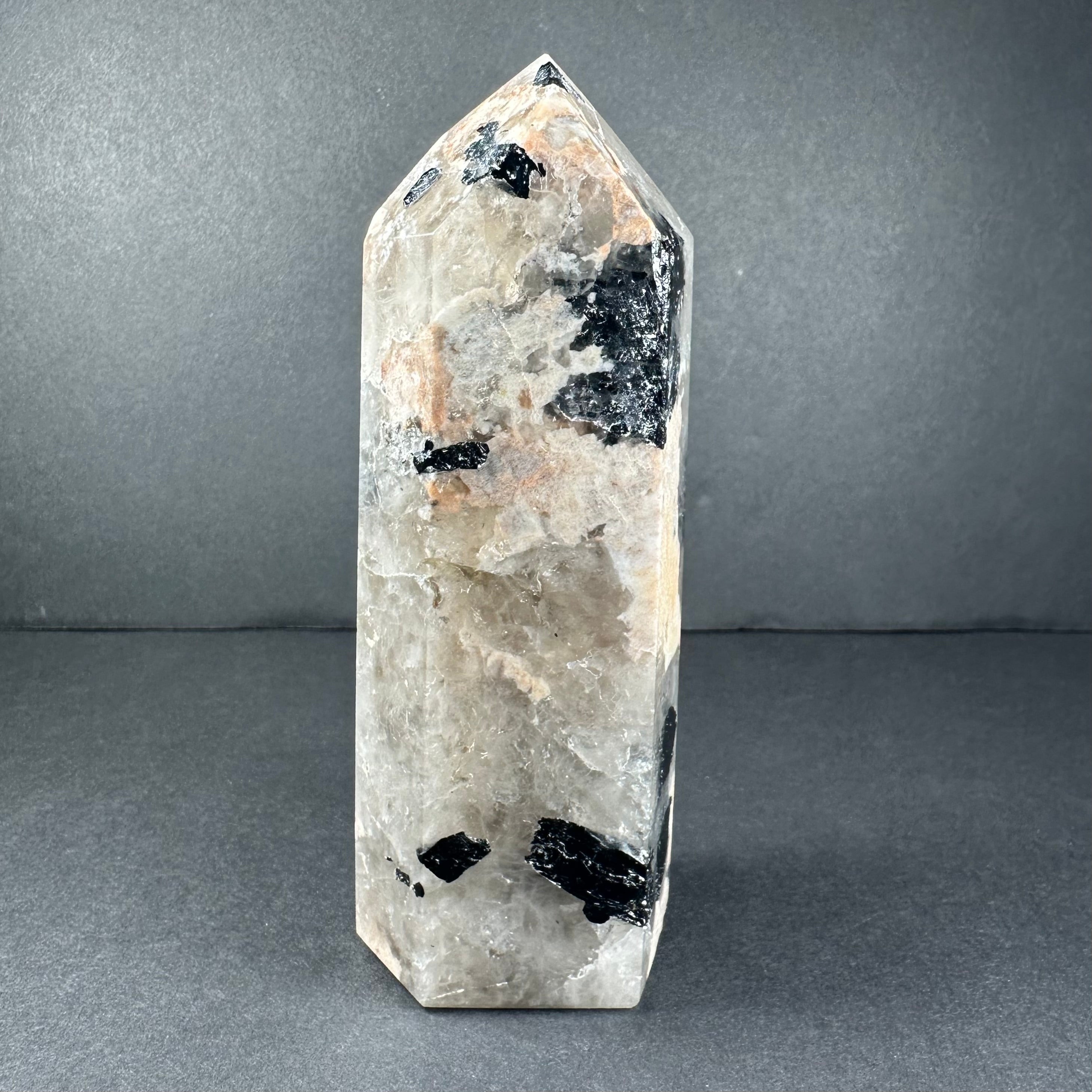 Peach Moonstone Tower from Brazil | Lapidary | Wiccan Center