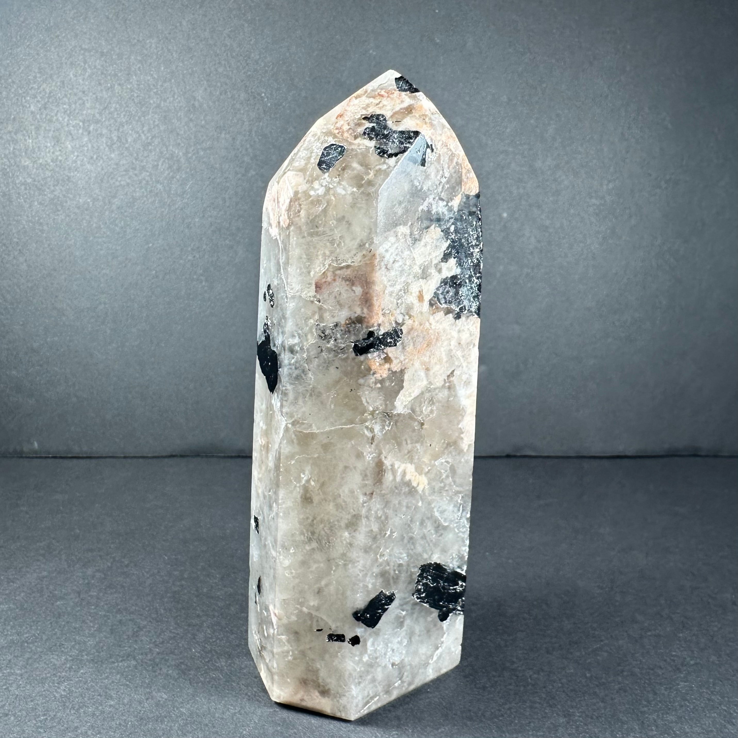 Peach Moonstone Tower from Brazil | Lapidary | Wiccan Center