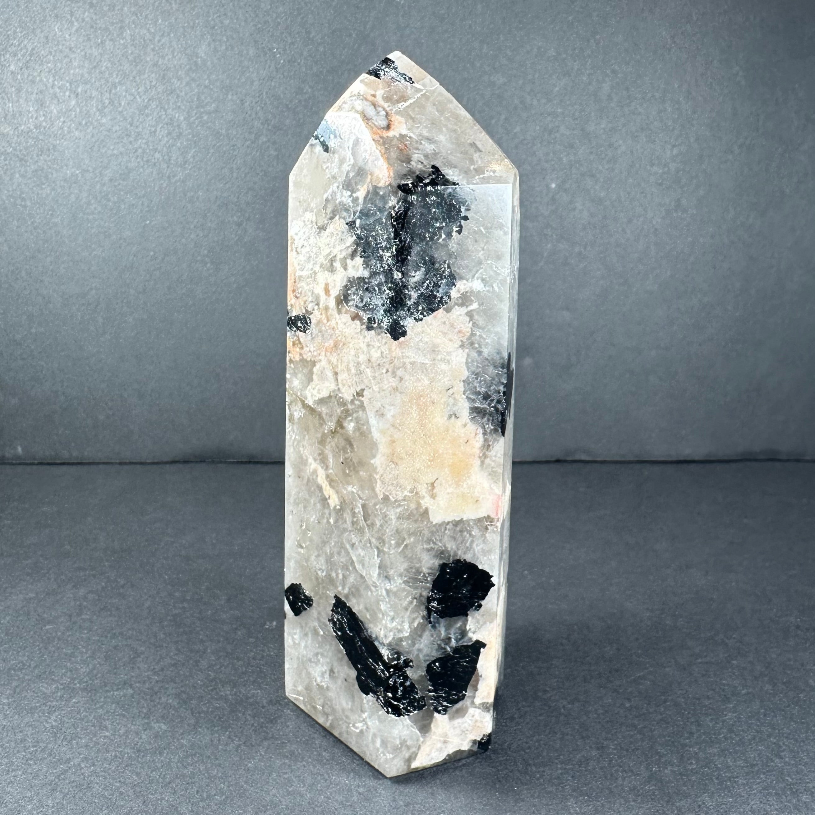 Peach Moonstone Tower from Brazil | Lapidary | Wiccan Center