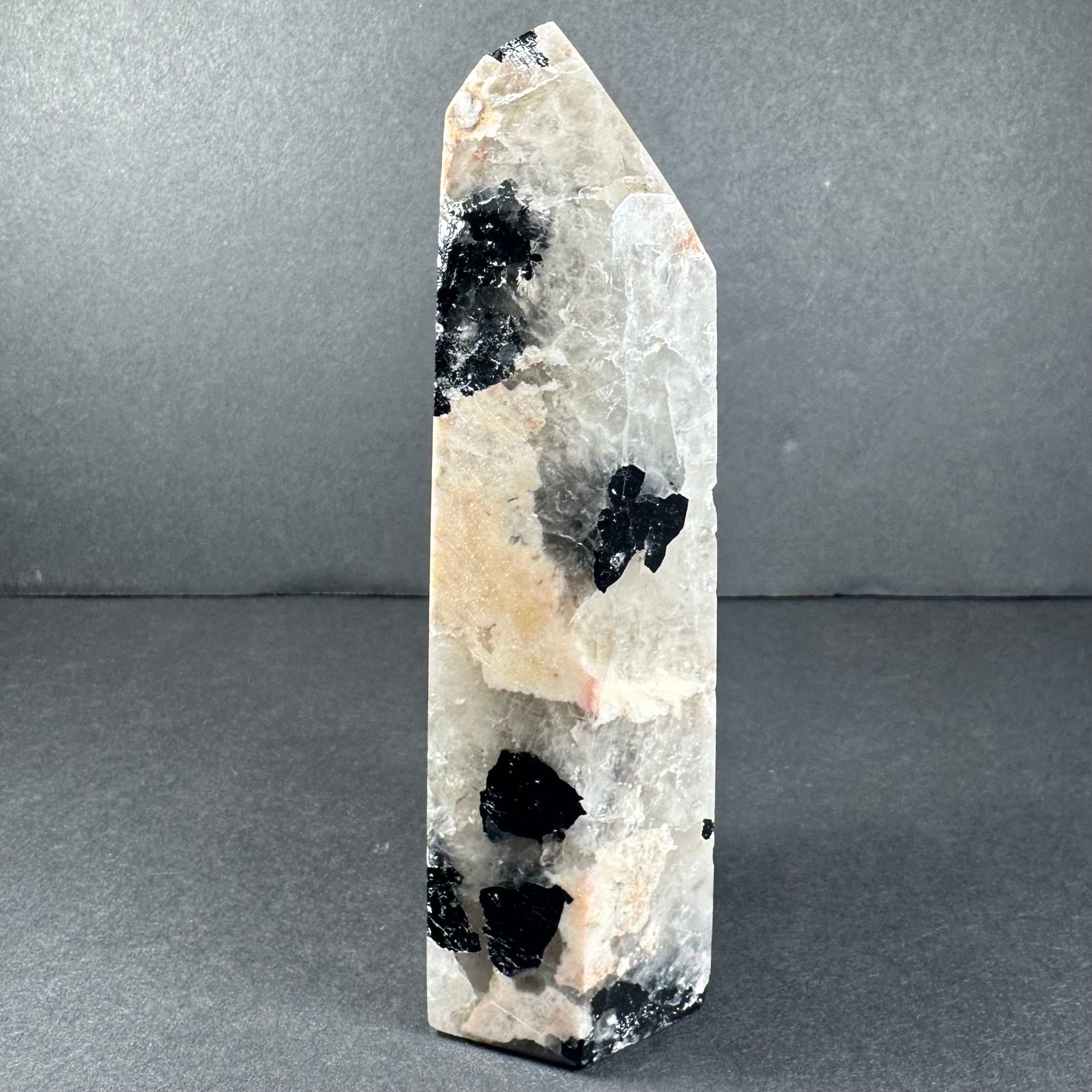 Peach Moonstone Tower from Brazil | Lapidary | Wiccan Center