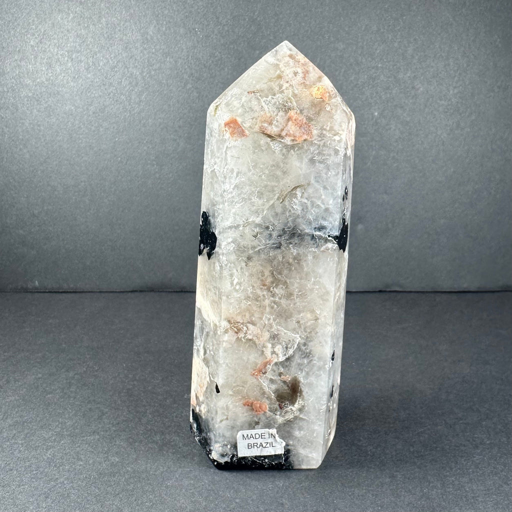 Peach Moonstone Tower from Brazil | Lapidary | Wiccan Center