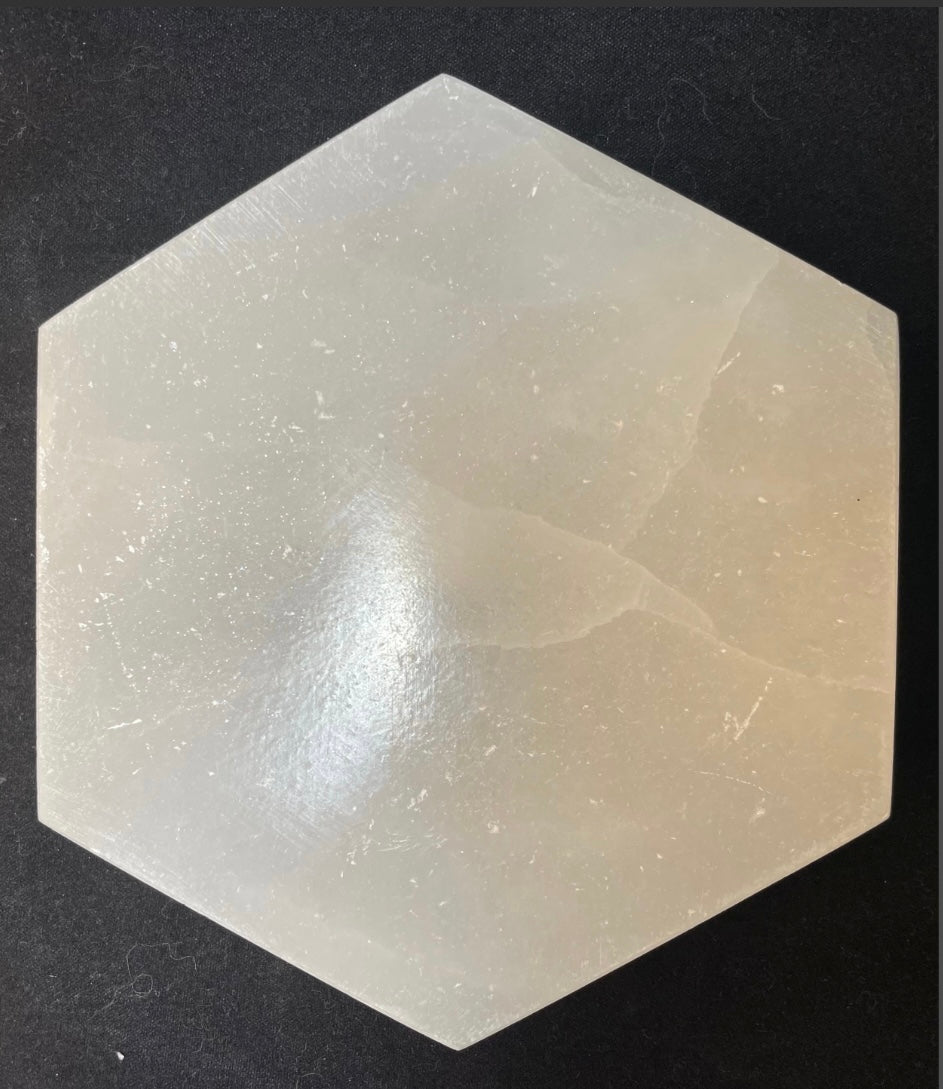 Selenite Crystal Charging Plate 10cm | Lapidary | Wiccan Center
