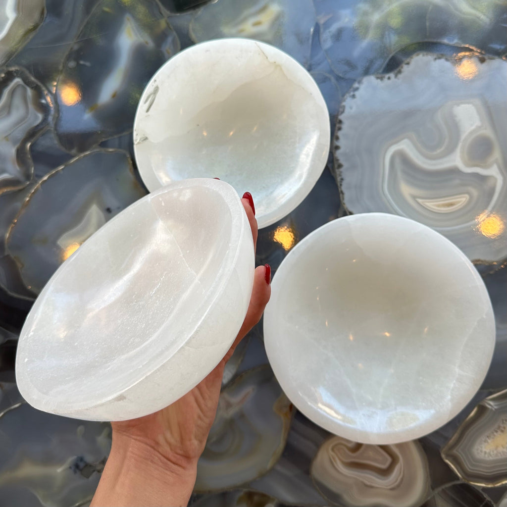 Selenite Bowl 6" | Lapidary | Wiccan Center